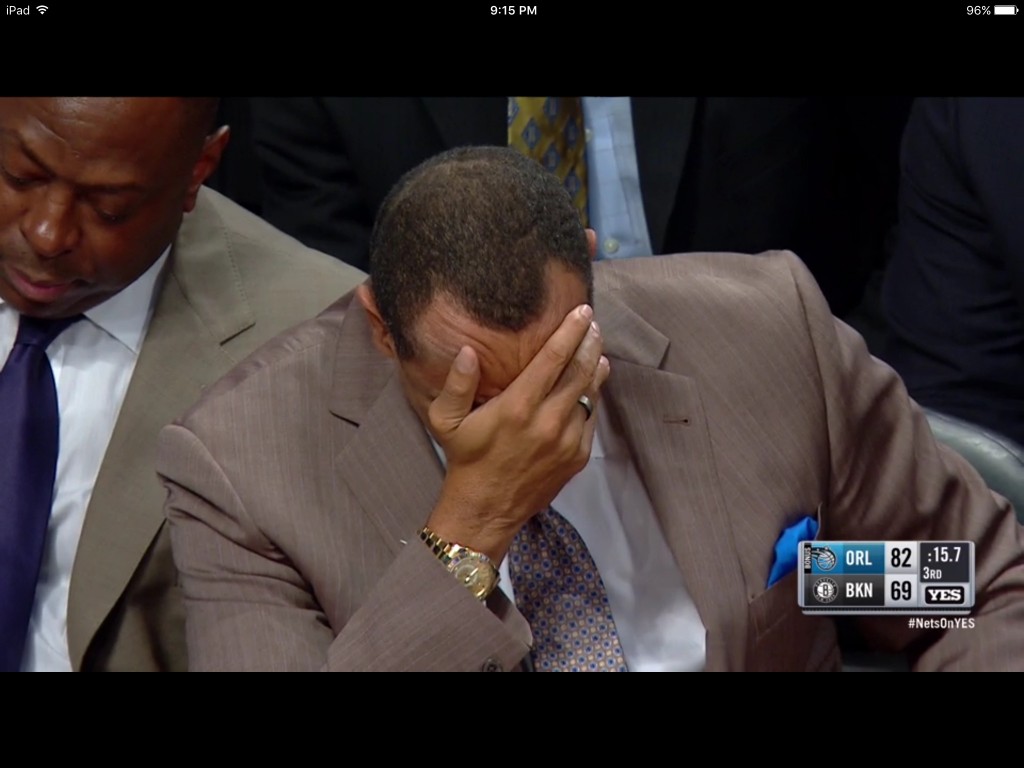 Lionel Hollins, just about summing up the evening
