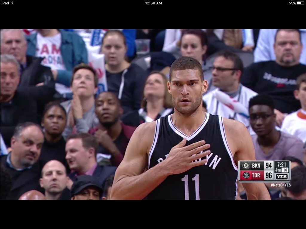 Brook Lopez takes some blame in the Nets' 100-112 loss